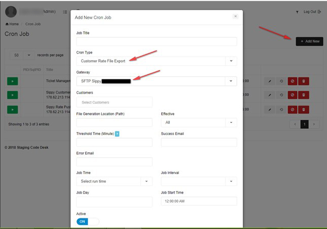 Sippy Customer Rate Push